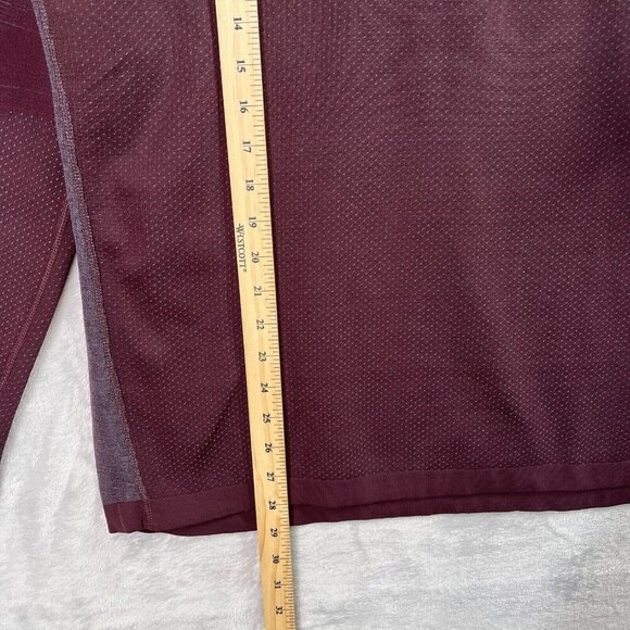 Smartwool Intraknit Active Full Zip Merino Jacket Men's M Maroon Quick Dry Hike - Picture 9 of 14